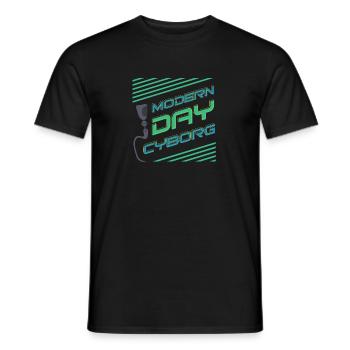 Lustiges Amputation und Beinprothesen - Männer T-Shirt - Schwarz - Vorne - AI Model Male 178 light (178cm)