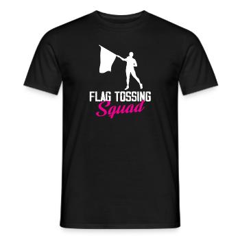 Flag tossing squad - Men's T-Shirt - black - Front - AI Model Male 178 light (178cm)