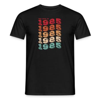 Jahrgang 1985 Geschenke Legende für 38 Jahre - 38 - Männer T-Shirt - Schwarz - Vorne - AI Model Male 178 light (178cm)