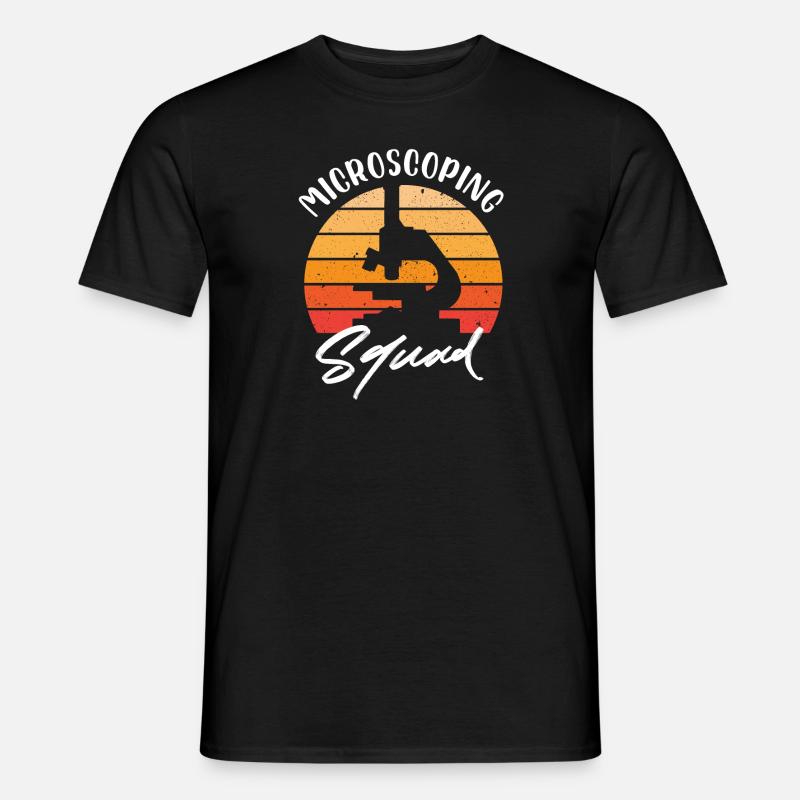Microscopic squad histology - Männer T-Shirt - Schwarz