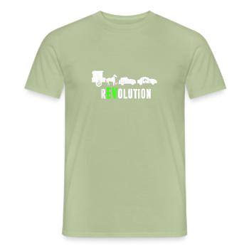 Elektrofahrzeug rEVolution EV-Treiber - Männer T-Shirt - Sage - Vorne - AI Model Male 178 light (178cm)