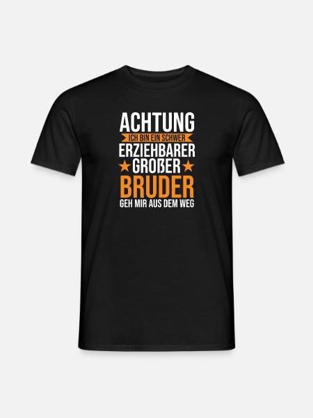 Familienmotiv Bruder - Männer T-Shirt - Schwarz