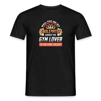 Calisthenics Street Workout Park Fitness Training - Männer T-Shirt - Schwarz - Vorne - AI Model Male 178 light (178cm)