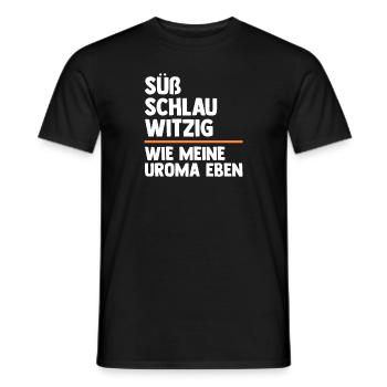 Urgroßmutter Urenkel Urenkelin Uroma - Männer T-Shirt - Schwarz - Vorne - AI Model Male 178 light (178cm)