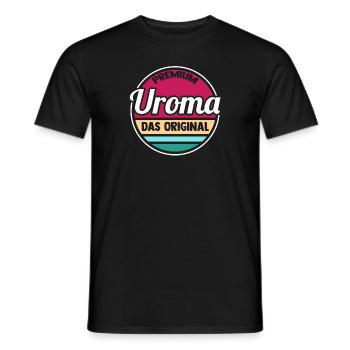 Urgroßmutter Uroma - Männer T-Shirt - Schwarz - Vorne - AI Model Male 178 light (178cm)