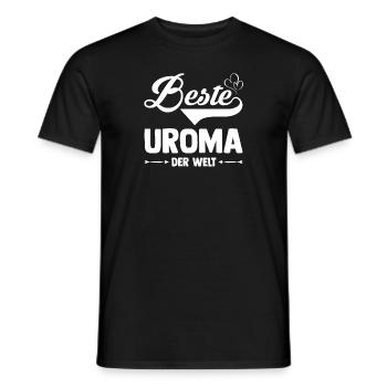 Urgroßmutter Uroma - Männer T-Shirt - Schwarz - Vorne - AI Model Male 178 light (178cm)