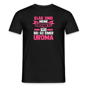 Urgroßmutter Uroma - Männer T-Shirt - Schwarz - Vorne - AI Model Male 178 light (178cm)