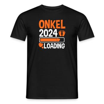 Werdender Onkel 2025 - Männer T-Shirt - Schwarz - Vorne - AI Model Male 178 light (178cm)
