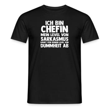 Arbeit Kollegen Büro Teamleiter Führungskraft Chef - Männer T-Shirt - Schwarz - Vorne - AI Model Male 178 light (178cm)