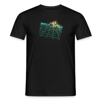 Nostalgique Vintage Pixel Gamer - T-shirt homme - noir - Devant - AI Model Male 178 light (178cm)
