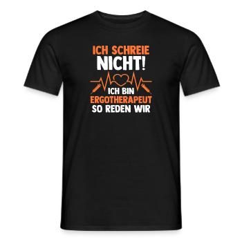Ergotherapie Ergotherapeut - Männer T-Shirt - Schwarz - Vorne - AI Model Male 178 light (178cm)