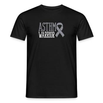 Asthma-krieger Asthmakrieger Wheezy - Männer T-Shirt - Schwarz - Vorne - AI Model Male 178 light (178cm)