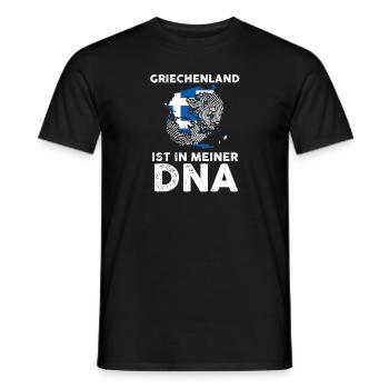 Griechen Grieche Griechenland - Männer T-Shirt - Schwarz - Vorne - AI Model Male 178 light (178cm)