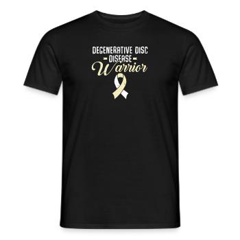 DDD Awareness Month Degenerative - Men's T-Shirt - black - Front - AI Model Male 178 light (178cm)