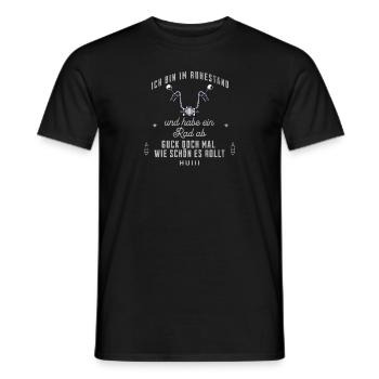Oma Opa Motorrad Biker Ruhestand Lustiger Spruch - Männer T-Shirt - Schwarz - Vorne - AI Model Male 178 light (178cm)