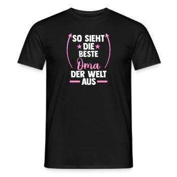 Großmutter Beste Oma - Männer T-Shirt - Schwarz - Vorne - AI Model Male 178 light (178cm)