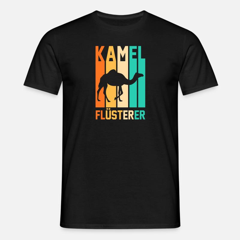 Kamel - Männer T-Shirt - Schwarz