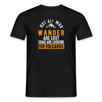 Vulkanologe, Vulkanologie, Geologe, Geologie - Männer T-Shirt - Schwarz - Vorne - AI Model Male 178 light (178cm)