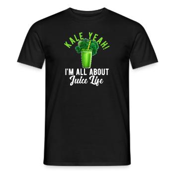 Entsaften Männer Frauen Entsafter Reinigung Smoothie Saft - Männer T-Shirt - Schwarz - Vorne - AI Model Male 178 light (178cm)