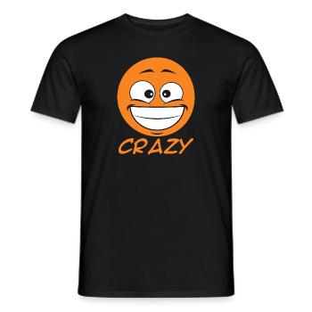 Crazy dot - petit point fou - T-shirt homme - noir - Devant - AI Model Male 178 light (178cm)