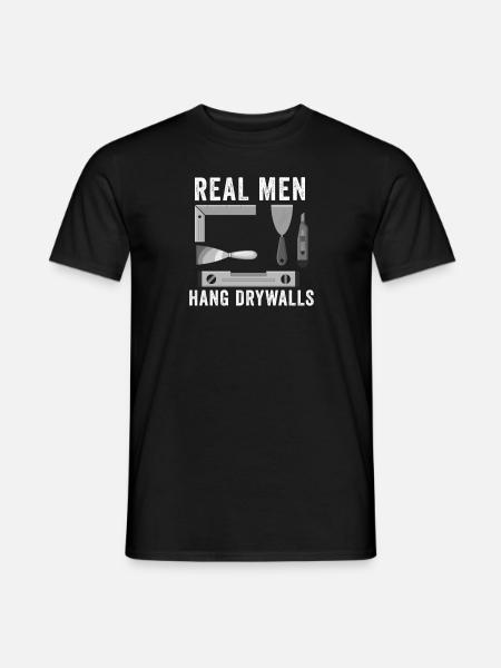 Drywall Installer Drywaller Drywall Finisher - Men's T-Shirt - black