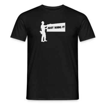 Drywall Installer Drywaller Drywall Finisher - Men's T-Shirt - black - Front - AI Model Male 178 light (178cm)