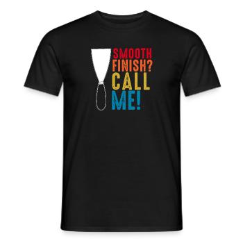 Drywall Installer Drywaller Drywall Finisher - Men's T-Shirt - black - Front - AI Model Male 178 light (178cm)