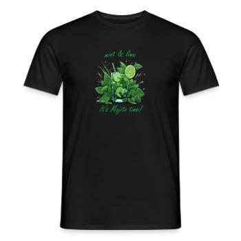 Fresh Mojito - Männer T-Shirt - Schwarz - Vorne - AI Model Male 178 light (178cm)
