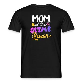 Mom of the Slime queen - Men's T-Shirt - black - Front - AI Model Male 178 light (178cm)