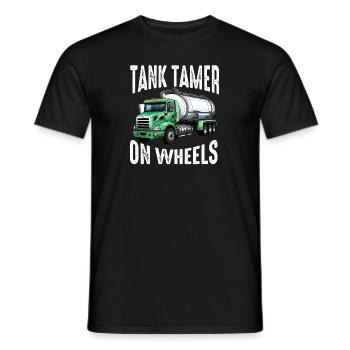Klärgrubenpumpen-Servicer, Kanalsystem-Installateur - Männer T-Shirt - Schwarz - Vorne - AI Model Male 178 light (178cm)