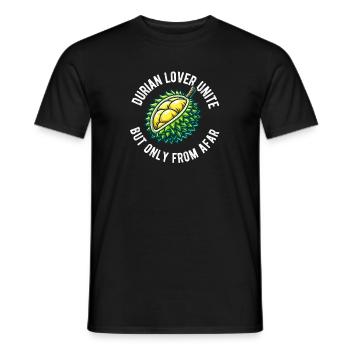 Durian Fruit Lover Funny Durio Zibethinus Men - Men's T-Shirt - black - Front - AI Model Male 178 light (178cm)