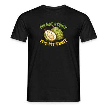 Durian Fruit Lover Drôle Durio Zibethinus Hommes - T-shirt homme - noir - Devant - AI Model Male 178 light (178cm)