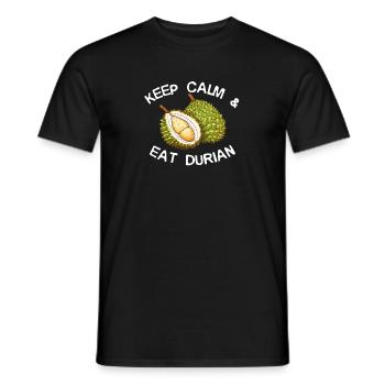 Durian Fruit Lover Drôle Durio Zibethinus Hommes - T-shirt homme - noir - Devant - AI Model Male 178 light (178cm)