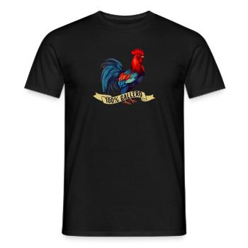 Gallero Pelea De Gallos Hombre Papá Padre Tío - Men's T-Shirt - black - Front - AI Model Male 178 light (178cm)
