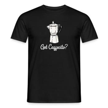 Drôles de chemises espagnoles Cafecito Cafe Español - T-shirt homme - noir - Devant - AI Model Male 178 light (178cm)