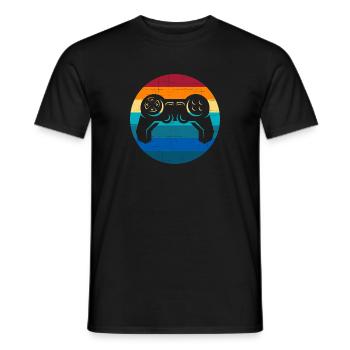 Kontrolliertes Chaos – Gaming wie es sein soll - Männer T-Shirt - Schwarz - Vorne - AI Model Male 178 light (178cm)
