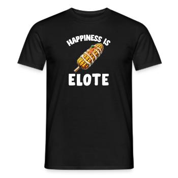 Elote Girl Women Elote Mexican Corn Food Comida - Men's T-Shirt - black - Front - AI Model Male 178 light (178cm)