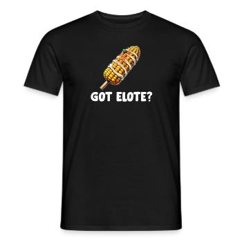 Elote Girl Women Elote Mexican Corn Food Comida - Men's T-Shirt - black - Front - AI Model Male 178 light (178cm)