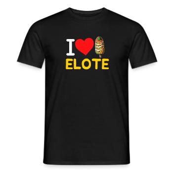 Elote Girl Women Elote Mexican Corn Food Comida - Men's T-Shirt - black - Front - AI Model Male 178 light (178cm)