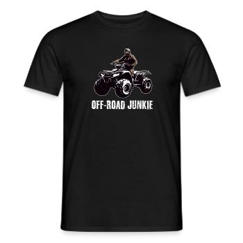 4 Roues Pour Hommes Grand-Père VTT Quad Bike Racing - T-shirt homme - noir - Devant - AI Model Male 178 light (178cm)