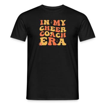 Dans mon ère d’entraîneur de pom-pom girl pom-pom girl mère femme - T-shirt homme - noir - Devant - AI Model Male 178 light (178cm)
