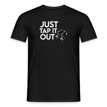 Tap Dance Teacher Appreciation For Women Girls - Men's T-Shirt - black - Front - AI Model Male 178 light (178cm)