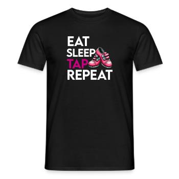 Tap Dance Teacher Appreciation For Women Girls - Men's T-Shirt - black - Front - AI Model Male 178 light (178cm)
