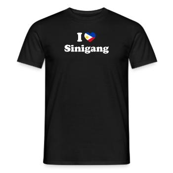 Philippinisch-philippinisches Essen Sinigang Erbe - Männer T-Shirt - Schwarz - Vorne - AI Model Male 178 light (178cm)