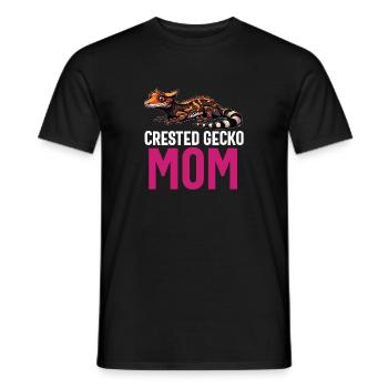 Crested Gecko Men Women Lizard Eyelash Gecko - Men's T-Shirt - black - Front - AI Model Male 178 light (178cm)