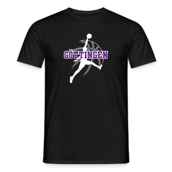 Göttingen, meine Stadt! - Männer T-Shirt - Schwarz - Vorne - AI Model Male 178 light (178cm)