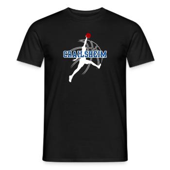 Crailsheim, meine Stadt! - Männer T-Shirt - Schwarz - Vorne - AI Model Male 178 light (178cm)