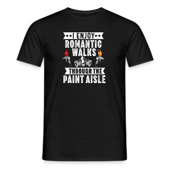 Peintre De Voiture Hommes Papa Garçon Peintre De Carrosserie Automobile - T-shirt homme - noir - Devant - AI Model Male 178 light (178cm)