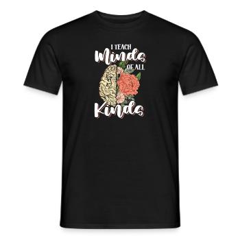 Ich Unterrichte Geister Aller Art Sped Teacher - Männer T-Shirt - Schwarz - Vorne - AI Model Male 178 light (178cm)
