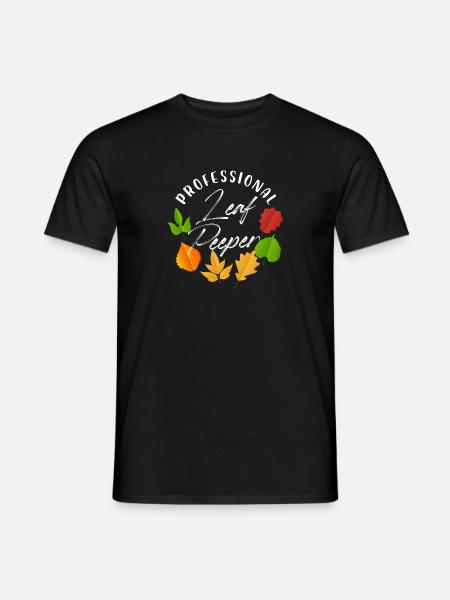 Professionnel Leaf Peeper Feuilles d’automne - T-shirt homme - noir
